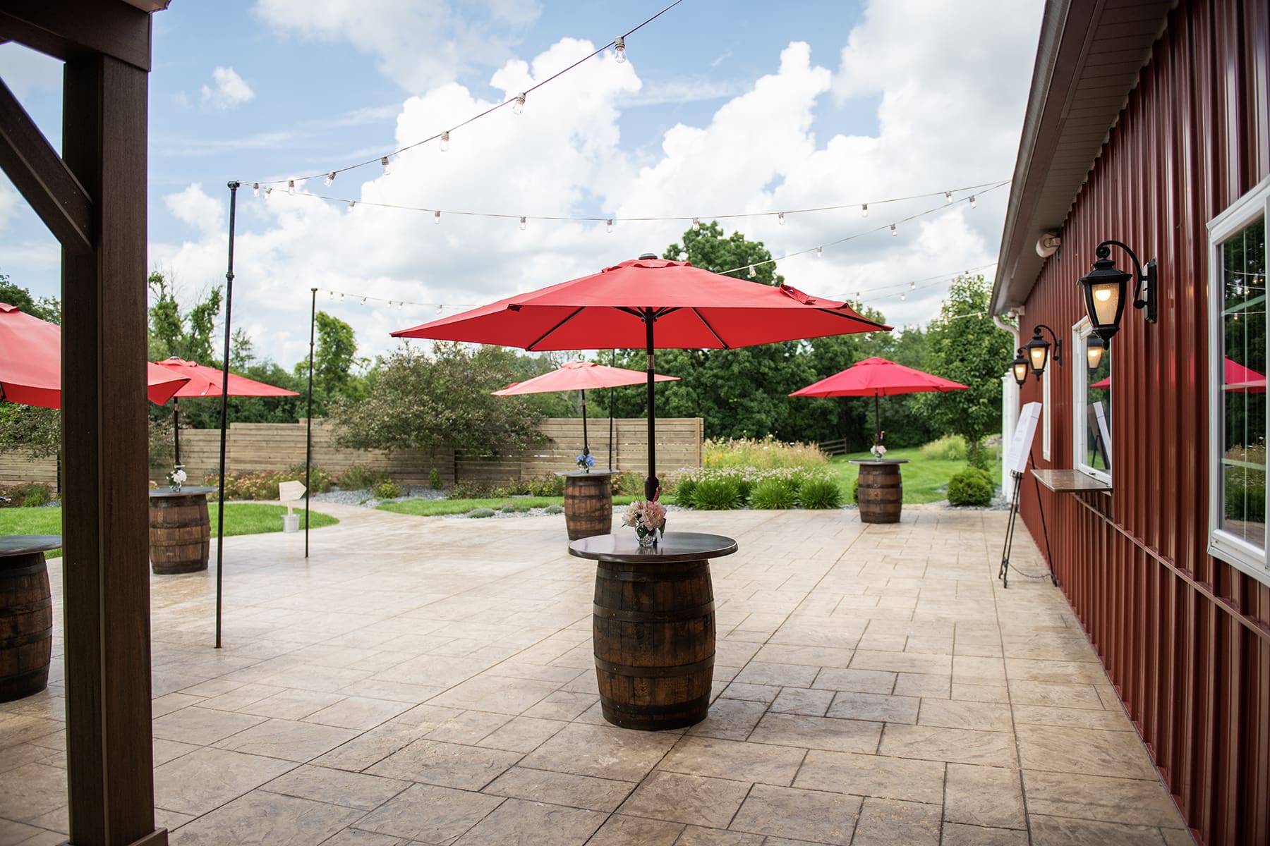 Outdoor grounds and scenic countryside at Rustic Manor 1848, a sought-after Southeast Wisconsin wedding venue