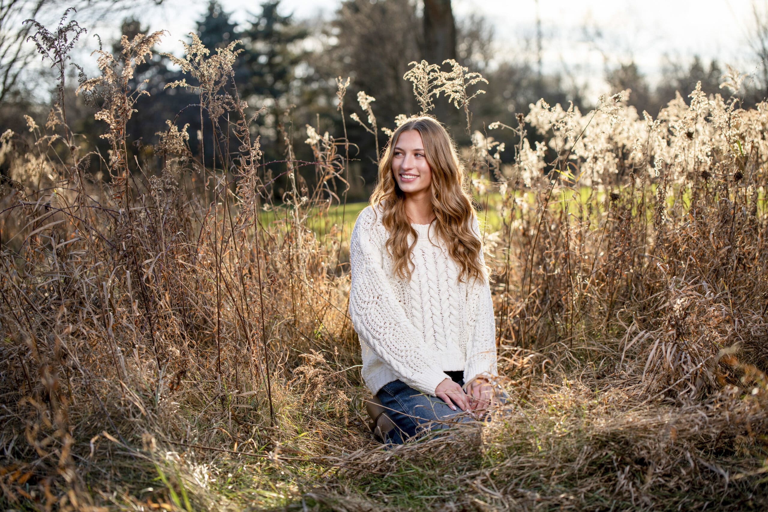Outdoor senior portrait session showcasing senior portrait locations in Wisconsin.

