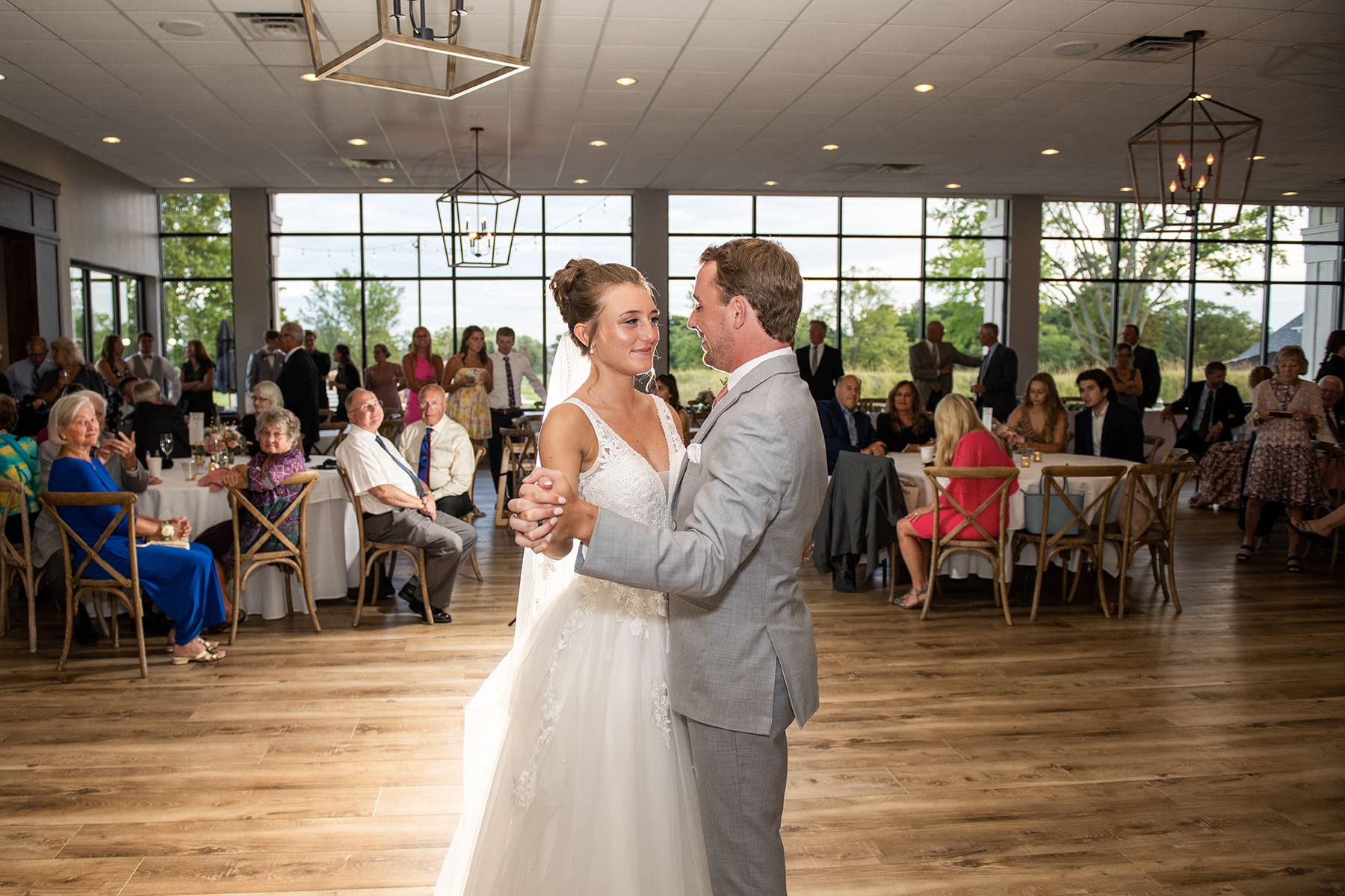 First dance at the 1896 Room wedding venue