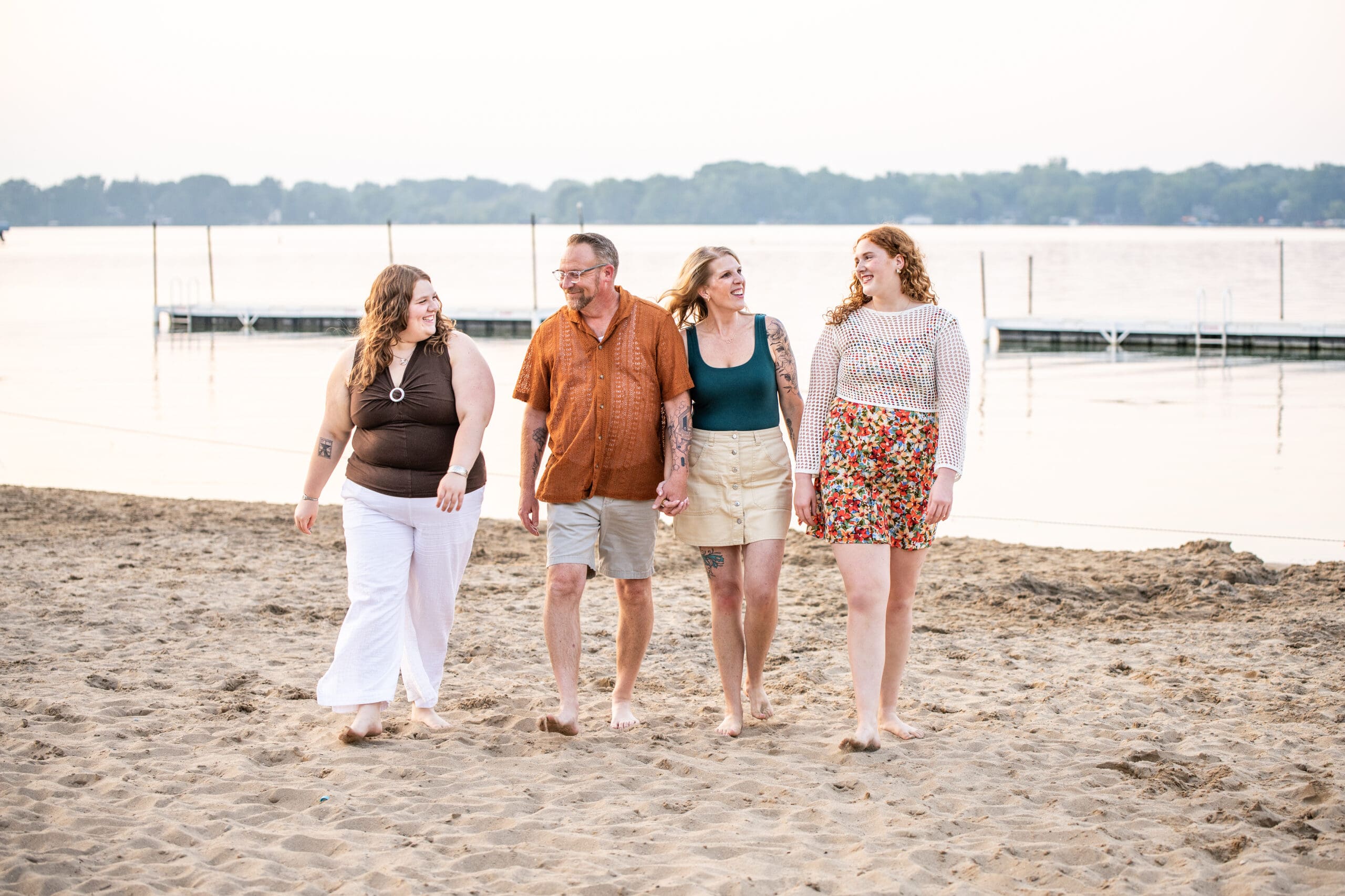 Family portraits at a perfect family photo location in Oconomowoc