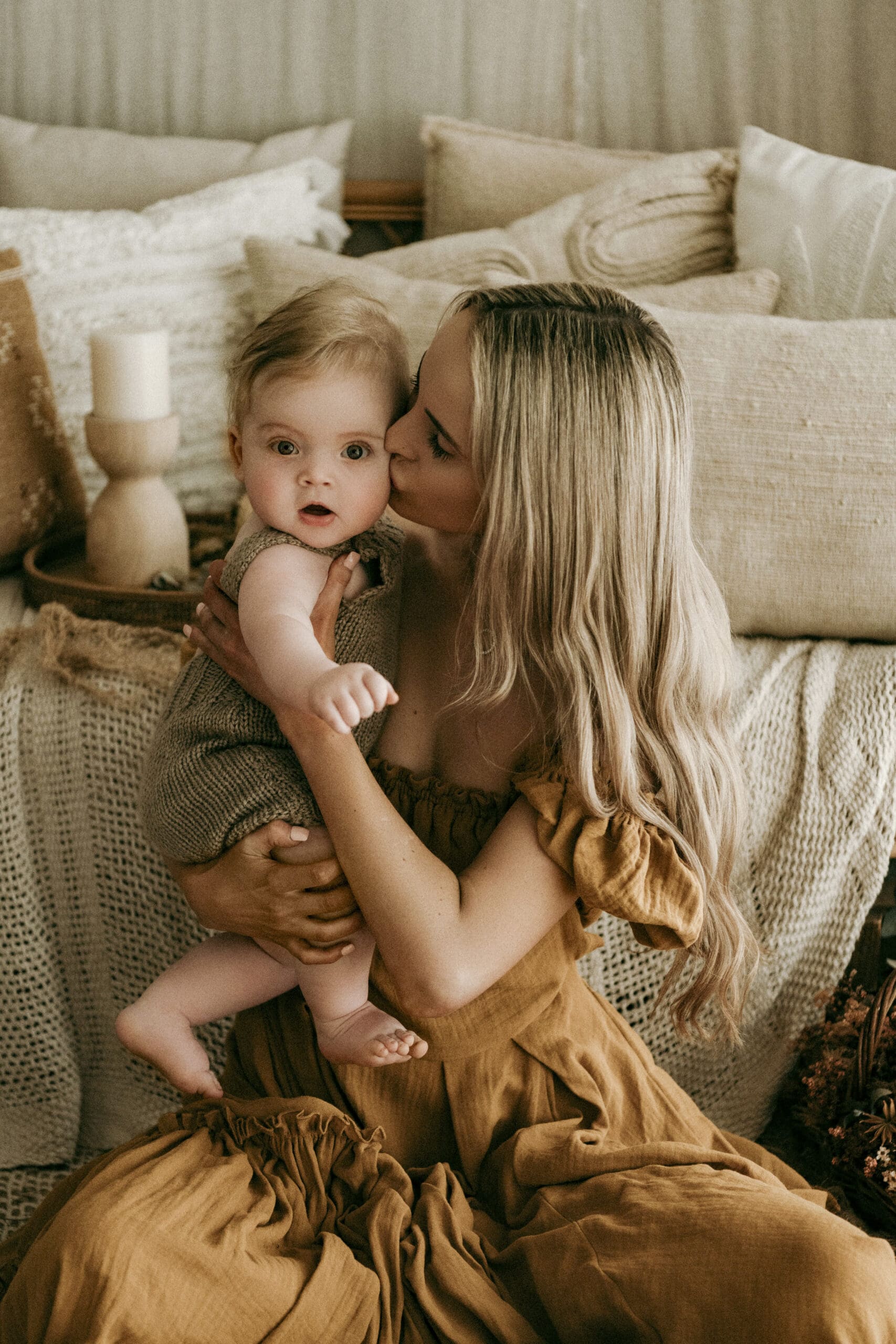 Quiet moment between parent and child shown in a family photography FAQ.